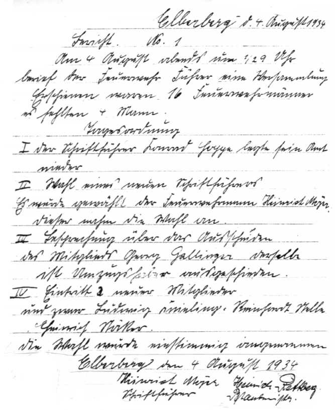 1934 08 04 erster schriftlicher nachweis feuerwehr elberberg
