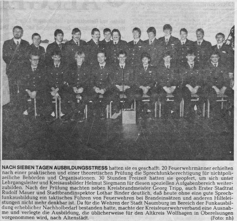 1988 01 27 Sprechfunklehrgang Nach sieben Tagen Ausbildungsstress in Altensädt