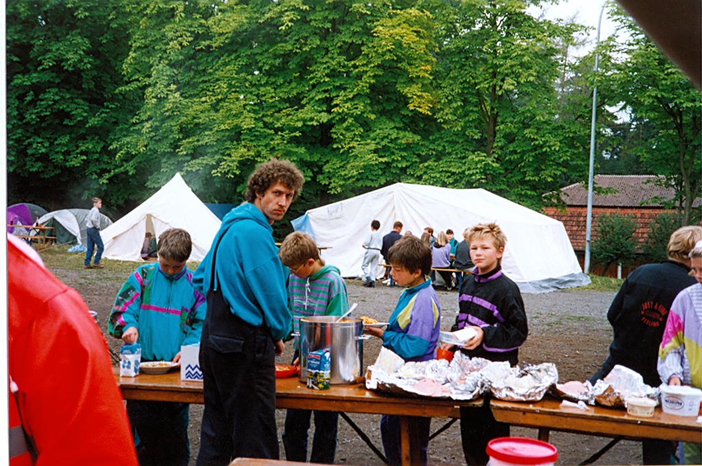 1992 08 16 Bilder vom Zeltlager in Naumburg Burghain Bild 3